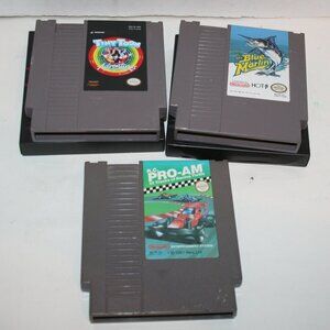 Vtg Nintendo Tiny Toon Adventures/ The Blue Marlin/ RC Pro AM Video Games LOT #1